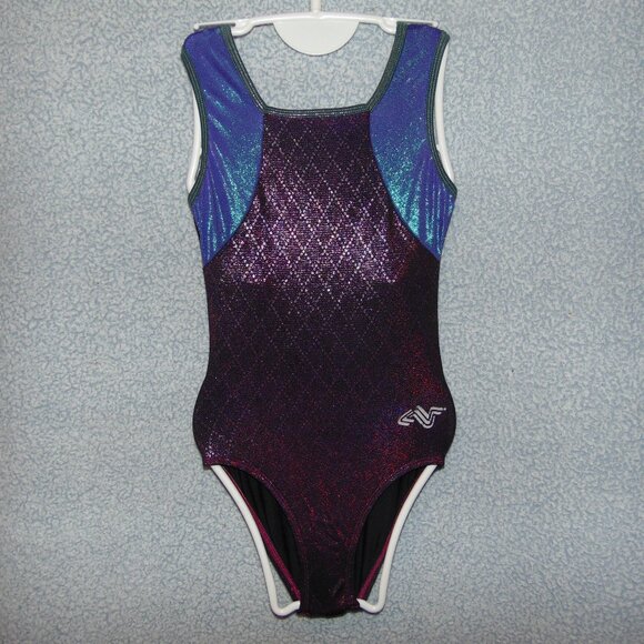 AlphaFactor Purple Sparkley Leotard CLA - Picture 1 of 8